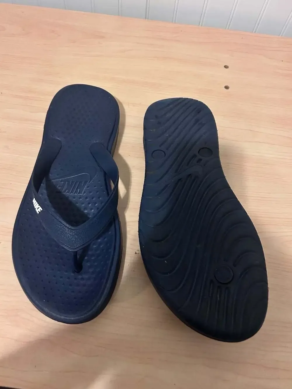 Nike Solay Thong Flip Flop Sandals Navy Blue